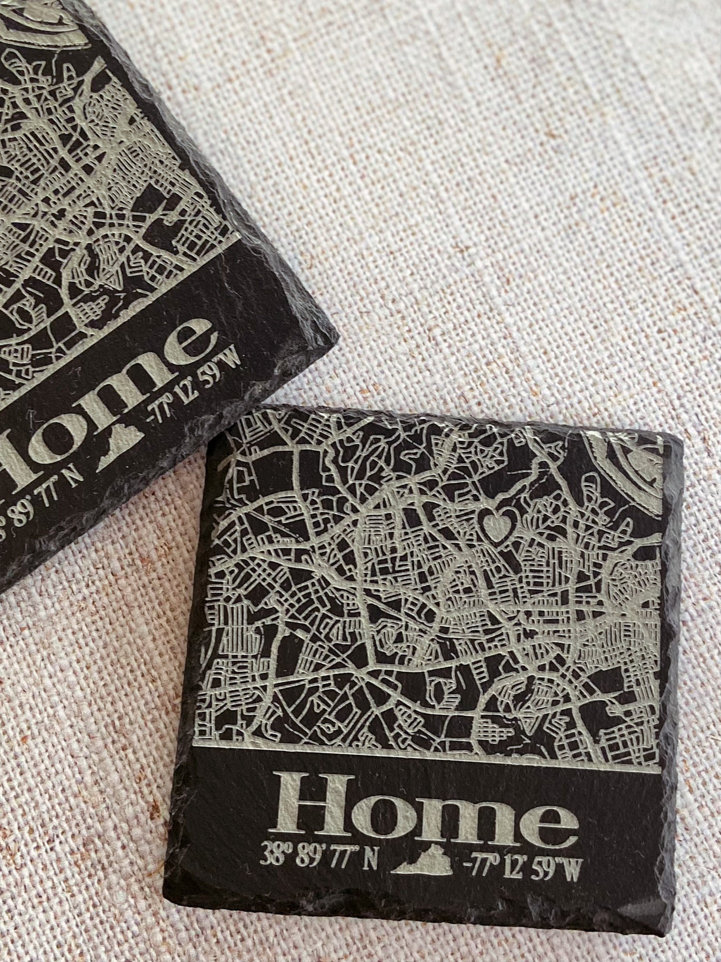 Personalized Slate Coasters (Set of 4)