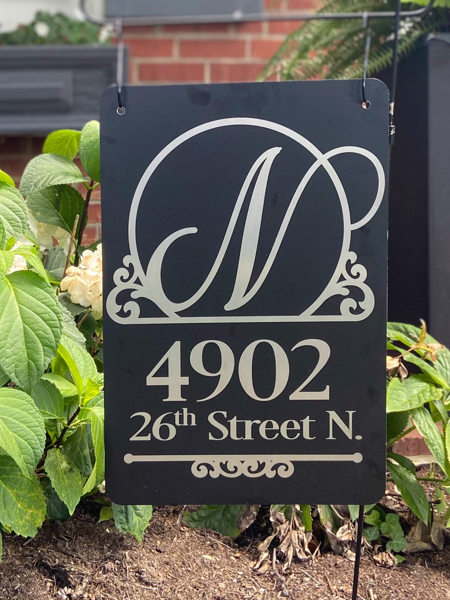 Personalized Aluminum Yard Flag