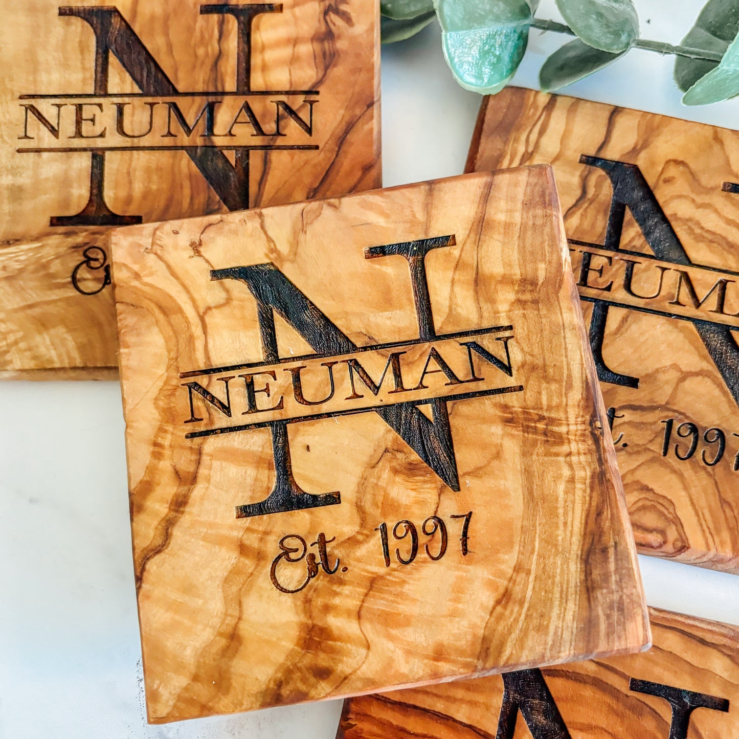 Olive Wood Coasters