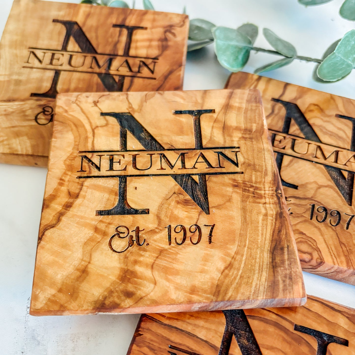 Olive Wood Coasters