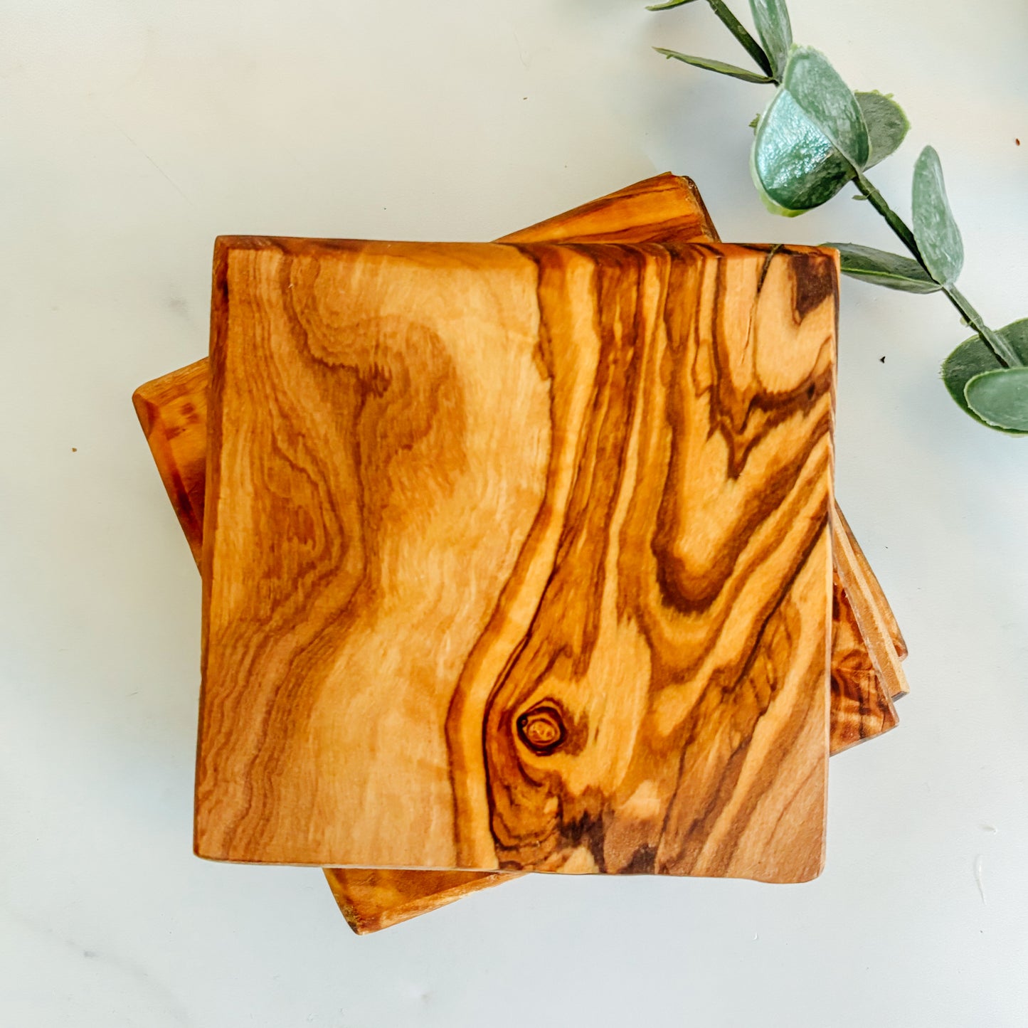 Olive Wood Coasters