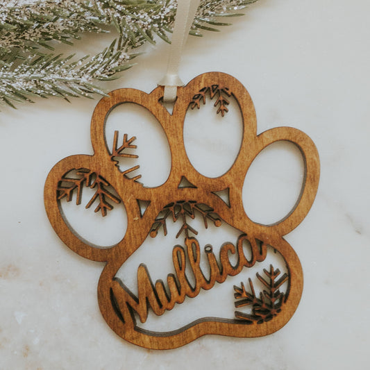 Pet Paw Ornament