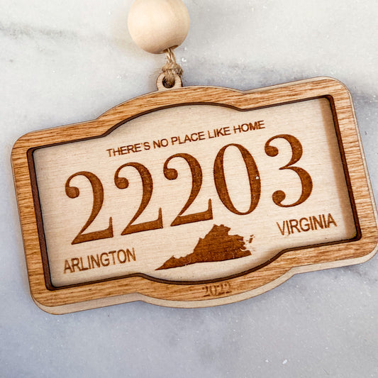 Hometown Zip Code Ornament