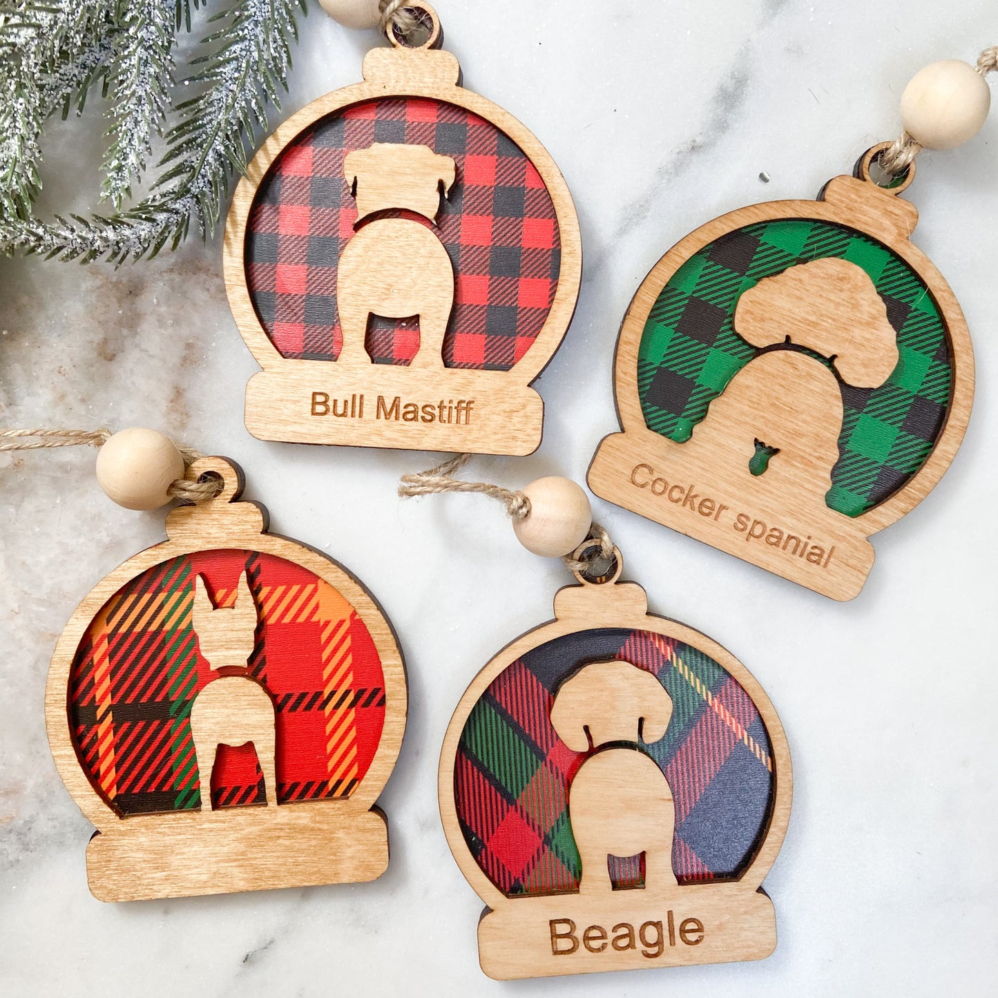 Dog Silhouette Ornament