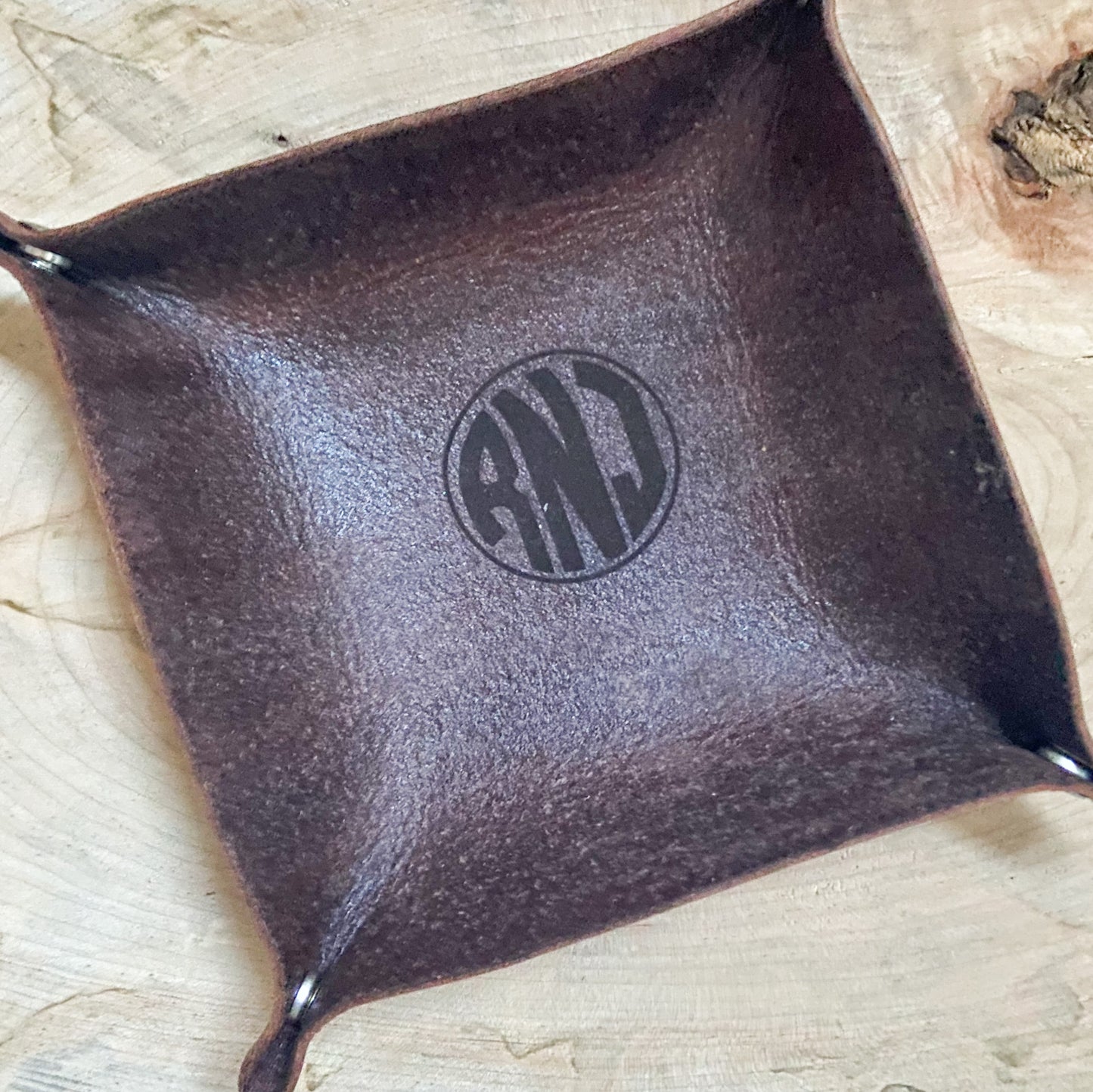 Leather Valet Tray