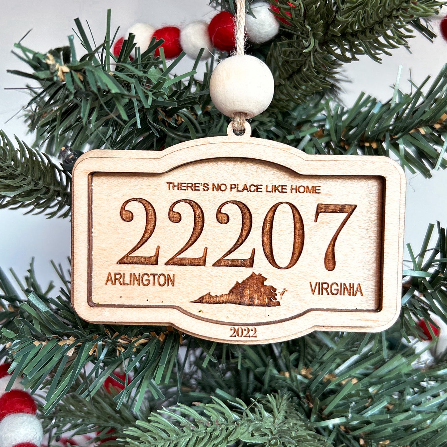 Hometown Zip Code Ornament