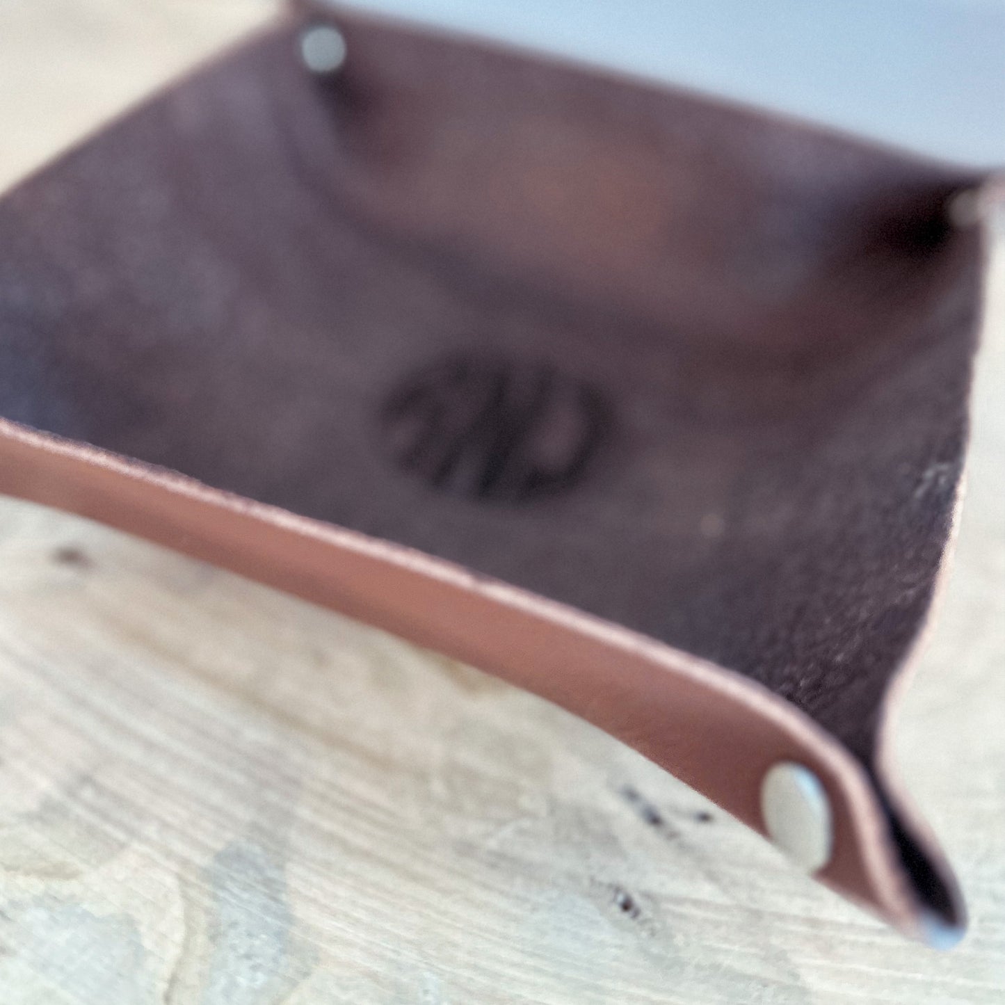 Leather Valet Tray