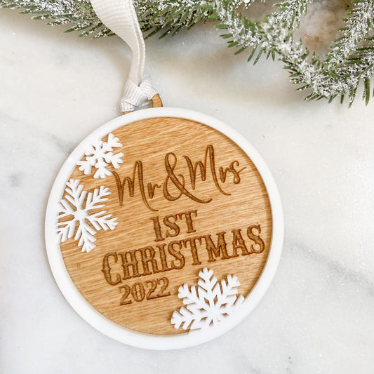 1st Christmas-Mr & Mrs