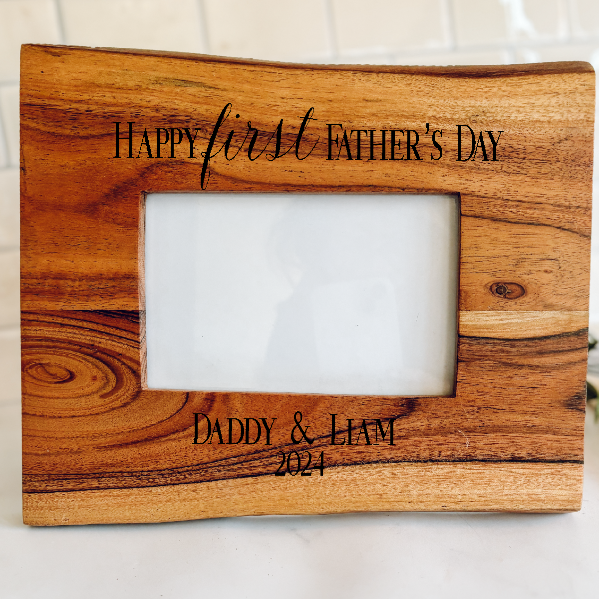 New Baby Keepsake Wood Frame