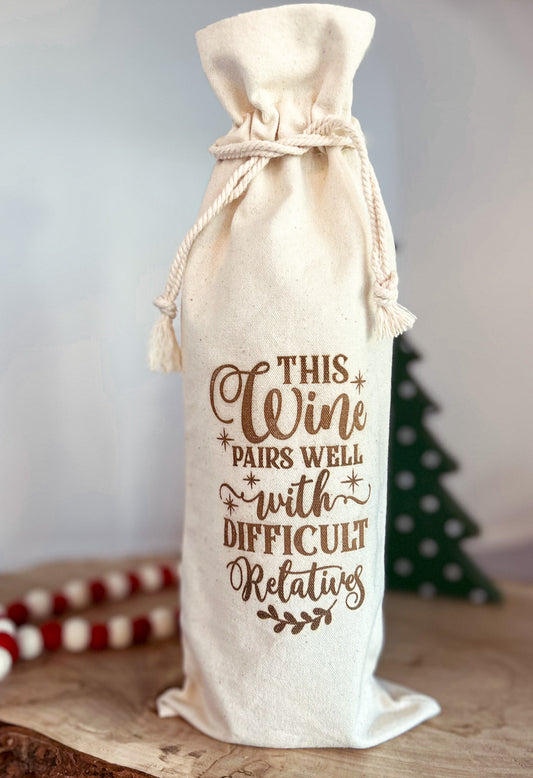 Reusable Wine Gift Bags